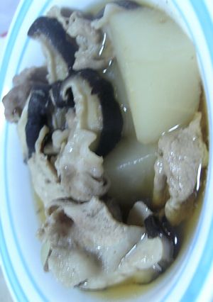 かぶと豚肉の煮物-レシピのメイン写真