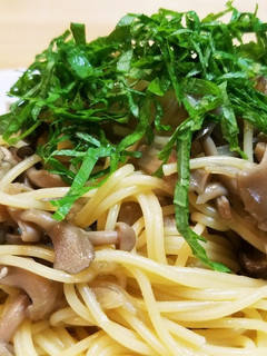 キノコ醤油煮の簡単和風パスタ♪-レシピのメイン写真