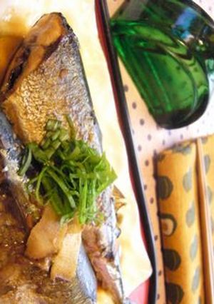 焼き秋刀魚の味噌煮-レシピのメイン写真