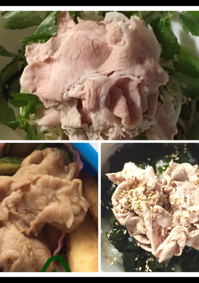 しっとり柔らか☆スライス肉を楽しむ-レシピのメイン写真