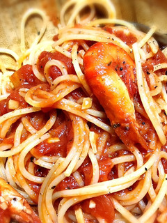 テナガエビのトマトパスタ-レシピのメイン写真