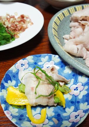 さっぱり野菜・たっぷり薬味で、冷豚しゃぶ-レシピのメイン写真