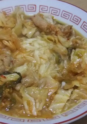 甘酒仕込みの豚キムチチーズラーメン-レシピのメイン写真