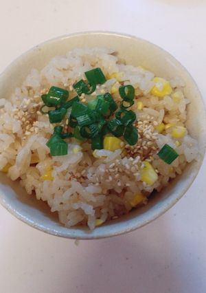 コーン茶めし-レシピのメイン写真