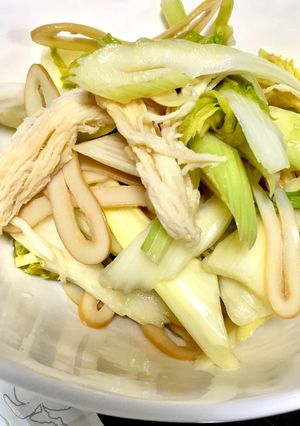 BBQに!調味料不要のイカくんセロリ〜-レシピのメイン写真