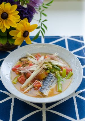 サバとトマトのみそ煮-レシピのメイン写真