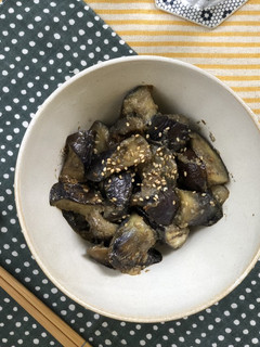 なすの胡麻味噌炒め-レシピのメイン写真