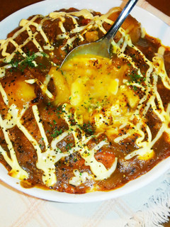 中からとろ~りお手軽焼きチーズカレー☆-レシピのメイン写真