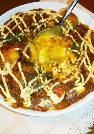 中からとろ～りお手軽焼きチーズカレー☆-レシピのメイン写真