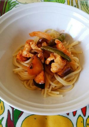 野菜タップリナポリタン-レシピのメイン写真