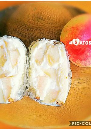 桃サンドイッチ♥ヨーグルトサンドイッチ♥-レシピのメイン写真