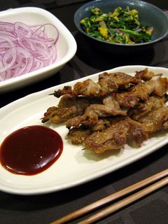 簡単!豚バラ肉のごまにんにく串焼き-レシピのメイン写真