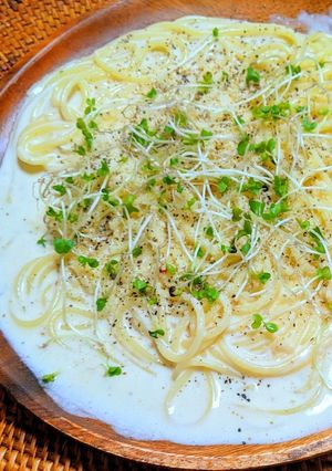 塩レモンのクリームパスタ-レシピのメイン写真