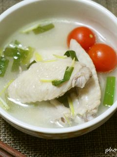 手羽先のレモン風味爽やかスープ-レシピのメイン写真