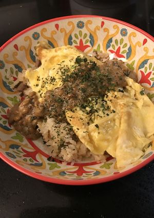 オム納豆チャーハン☆絶対うまい！-レシピのメイン写真