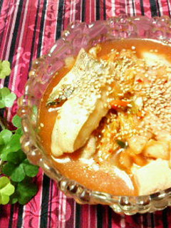 タラと✿豆腐の❀温か✿さっぱりキムチ煮♪-レシピのメイン写真
