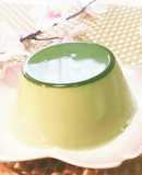 粉末緑茶で作るとろぷるプリン