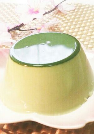 粉末緑茶で作るとろぷるプリン-レシピのメイン写真