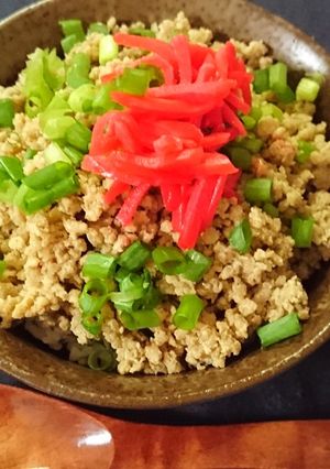 鶏そぼろ丼-レシピのメイン写真