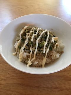 余った餃子のタネで作る簡単餃子丼-レシピのメイン写真