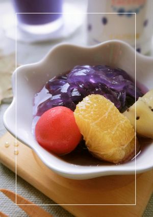 カルピス味♥紫陽花色のところてん-レシピのメイン写真