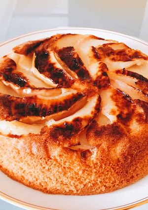 フライパンdeもち麦りんごケーキ-レシピのメイン写真