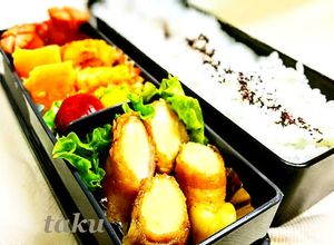 お弁当に♡さけるチーズの肉巻き-レシピのメイン写真