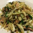 ニラと豚肉の炒めもの