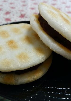 ソフトサラダ煎餅のあんこサンド☆揚最中風-レシピのメイン写真