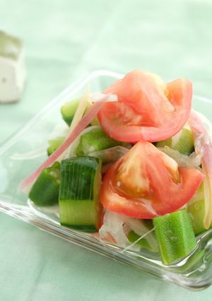 〈くらし薬膳〉簡単さっぱり夏野菜甘酢あえ-レシピのメイン写真
