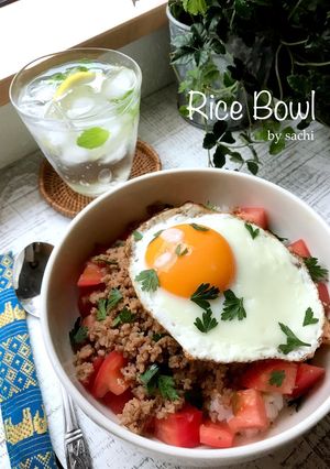簡単ランチに！甘辛そぼろ丼-レシピのメイン写真