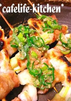 葱＆お餅の豚バラ巻き串～塩ダレ～-レシピのメイン写真
