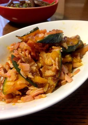 かぼちゃのホットサラダ-レシピのメイン写真