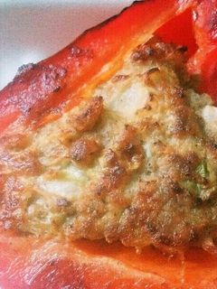 パプリカの肉詰め-レシピのメイン写真