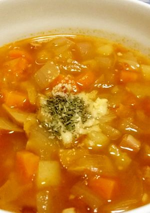 程好い酸味と旨みのトマトスープ-レシピのメイン写真