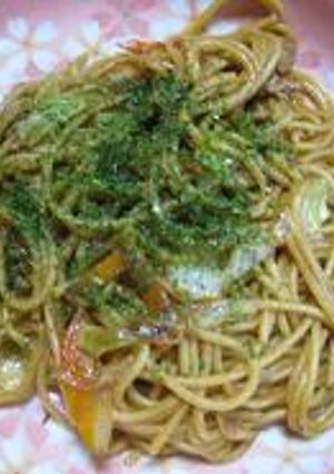 簡単！焼きスパゲティ-レシピのメイン写真