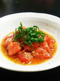 時短切って和えるだけトマトと大葉のサラダ-レシピのメイン写真