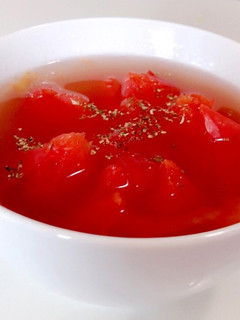 まるごとトマトのコンソメスープ:-)-レシピのメイン写真