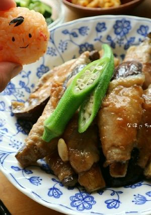 ゆる糖質オフ☆酸っぱ美味しいナスの肉巻き-レシピのメイン写真