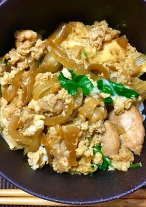 調味料3つ！簡単親子丼-レシピのメイン写真