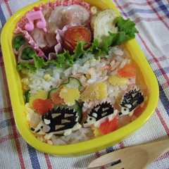 รูปของ ハリネズミ親子のキャラ弁
