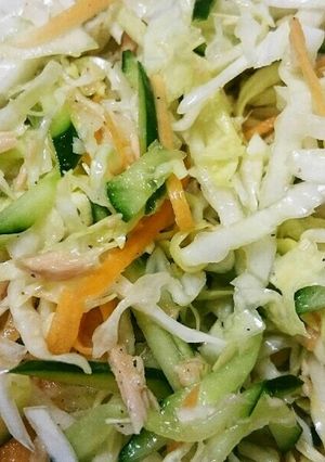 千切りキャベツとツナのサラダ-レシピのメイン写真