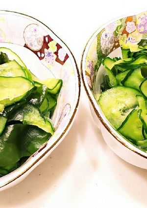 きゅうりとわかめの酢の物-レシピのメイン写真