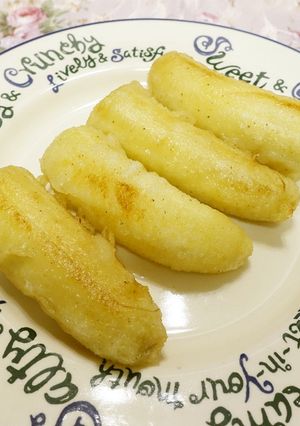 衣サクサク☆デザートに甘~いバナナ天ぷら-レシピのメイン写真