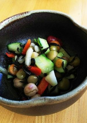 芽ひじきとミックスビーンズのサラダ-レシピのメイン写真