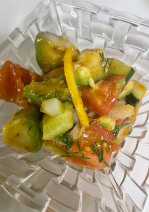 甘いトマトとアボカドのセビーチェ-レシピのメイン写真