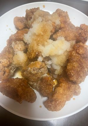 おろしポン酢で食べるザクザク鶏モモ竜田-レシピのメイン写真
