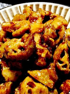 ご飯がすすむ!鶏とれんこんの甘辛炒め-レシピのメイン写真