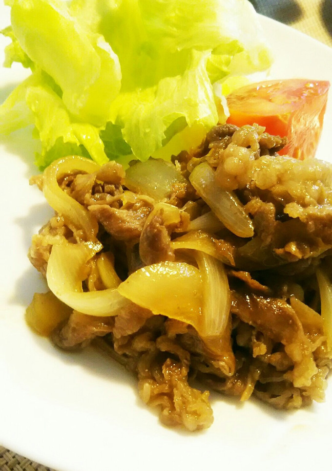 あっさり美味しい☆牛肉のしょうが焼き☆-レシピのメイン写真