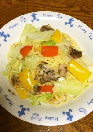手作りアンチョビパスタ-レシピのメイン写真